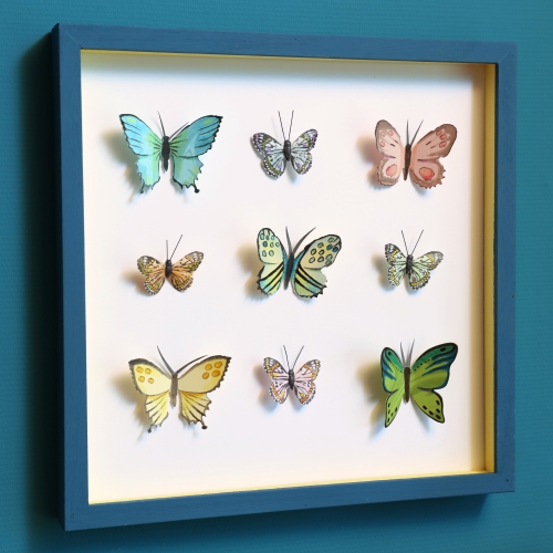 Cadre de papillons DIY